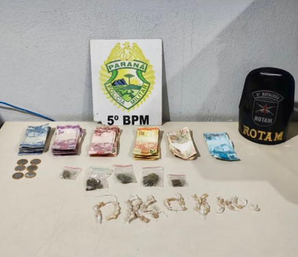 PMPR prende três pessoas por tráfico de drogas em Londrina