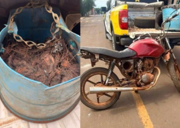 PMPR prende três homens por furto de fios e adulteração de veículo em Lerroville