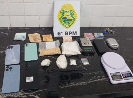 PMPR prende três pessoas por tráfico e associação para o tráfico em Cascavel