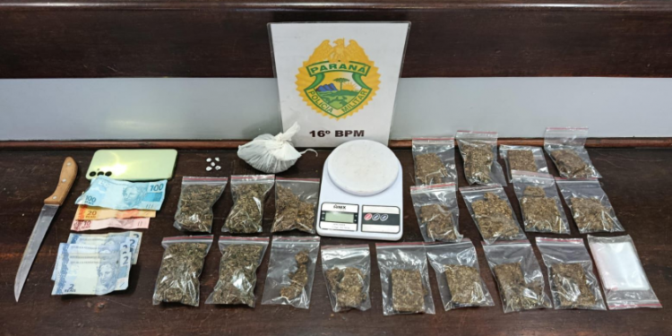 PMPR prende homem por tráfico de drogas em Guarapuava