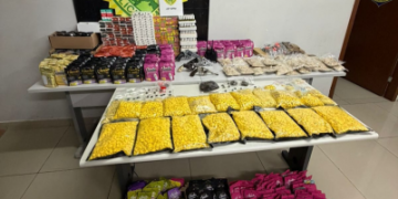 PMPR apreende armas e 17,2 mil unidades de ecstasy na CIC