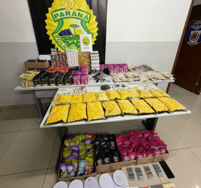 PMPR apreende armas e 17,2 mil unidades de ecstasy na CIC