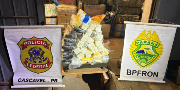 PMPR apreende 43 quilos de cocaína durante ação integrada em Cascavel