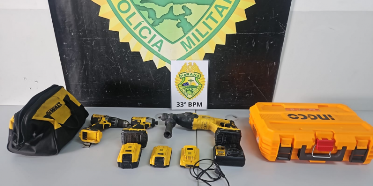 PMPR prende homem por furto qualificado e recupera ferramentas em Curitiba