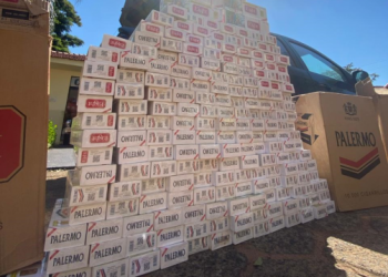 Polícia Militar detém homem com cigarros contrabandeados em Santa Cruz de Monte Castelo