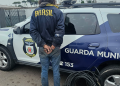 Guarda Municipal prende homem em flagrante por furto de cabo e recupera mais de 8 quilos de fiação de telefonia