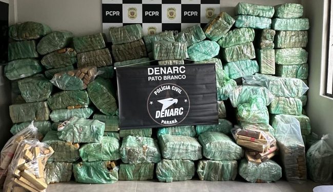 PCPR apreende mais de 2,3 toneladas de maconha durante abordagem em Palmas