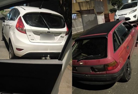 PM recupera dois veículos com alerta de furto em ações distintas no Centro de Curitiba