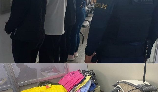 Guarda Municipal prende quatro suspeitos de integrar associação criminosa de furtos no comércio em Campo Largo