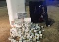 PRF apreende medicamentos dentro de aspirador e de caixa de som na BR-277