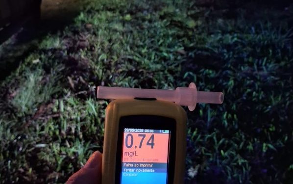 Motorista embriagado é preso após grave acidente com duas vítimas na BR-376