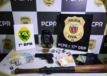 PCPR e PMPR prendem três pessoas por tráfico de drogas em Tuneiras do Oeste