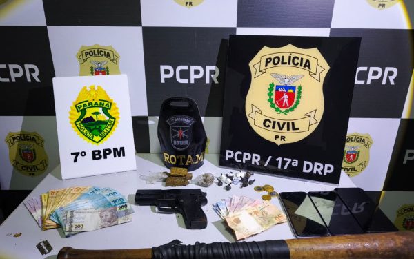 PCPR e PMPR prendem três pessoas por tráfico de drogas em Tuneiras do Oeste