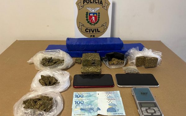 PCPR prende cinco pessoas durante operação contra tráfico de drogas em Umuarama