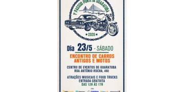 Ponte de Guaratuba vai receber desfile de motos e carros antigos no próximo sábado