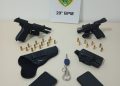 Briga em distribuidora termina com três presos e duas armas apreendidas em Piraquara