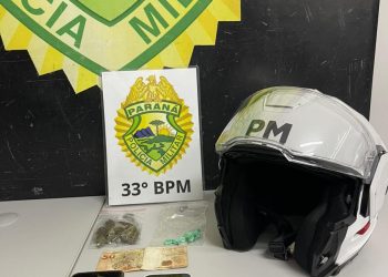 Pelotão Motos prende foragido traficando drogas na Trajano Reis