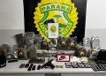 ROTAM apreende arma, drogas sintéticas, cocaína e mais de 24 quilos de maconha em Curitiba