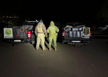 Ação integrada entre BPFRON e Polícia Federal apreende mais de 1,1 tonelada de maconha