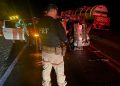 Ultrapassagem em local proibido termina em tragédia e deixa três mortos na BR-376