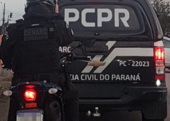 PCPR e GCM prendem duas pessoas durante operação contra tráfico de drogas em Curitiba e RMC