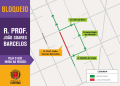 Rua do bairro Hauer terá bloqueio para obras do Novo Inter 2