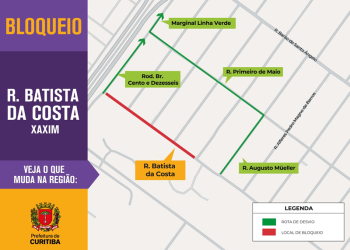 Rua terá bloqueio a partir desta segunda-feira para obras de drenagem, terraplanagem e pavimentação; veja onde
