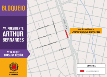 No sábado, obras do Novo Inter 2 bloqueiam trecho da Avenida Arthur Bernardes