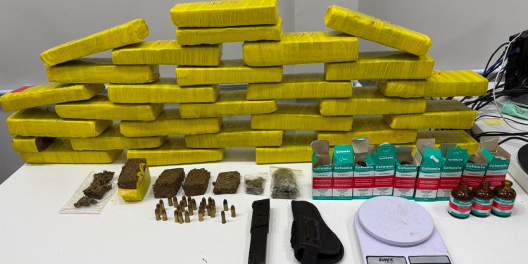 CORP apreende mais de 21 quilos de maconha, munições e materiais do tráfico em Curitiba