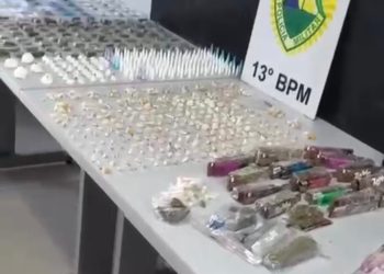 Homem é preso um dia após sair da cadeia por tráfico de drogas no Parolin