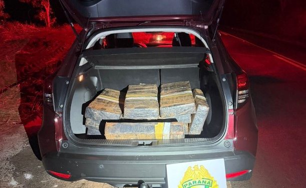 Ação integrada apreende mais de 400 quilos de maconha após acompanhamento tático no Paraná