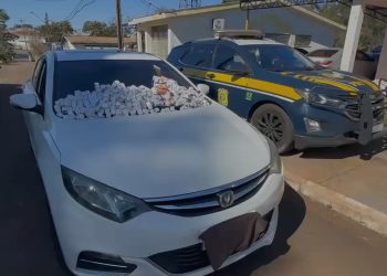 PRF apreende 1,5 mil ampolas de medicamentos para emagrecimento escondidas em carro