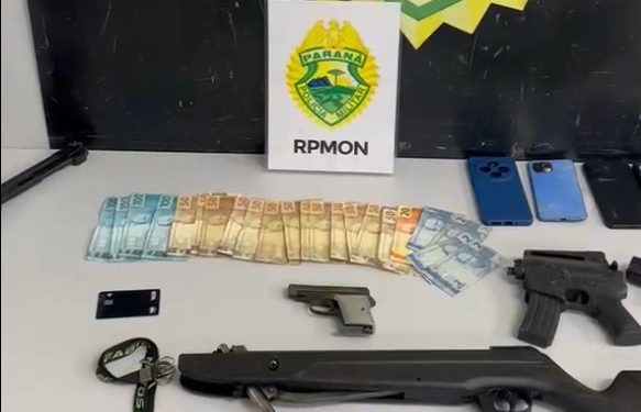 CORP age rápido e prende criminosos após assalto em lanchonete na Linha Verde
