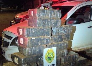 PM apreende mais de meia tonelada de maconha e detém cinco pessoas em Palotina