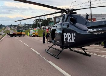 Sem habilitação e ingeriu bebida alcoólica; motorista de carro atropela três pedestres na BR-116