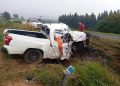 Cinco pessoas morrem em colisão frontal na PR-090