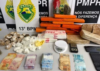 Dupla é presa pela PM com mais de 12 quilos de drogas no Sítio Cercado