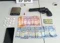 Dupla é presa com cocaína, balança e simulacro no centro de Curitiba