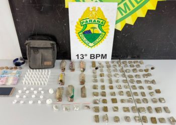 Mulher é presa com drogas prontas para venda no Parolin