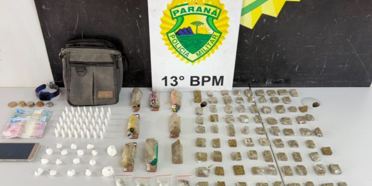 Mulher é presa com drogas prontas para venda no Parolin