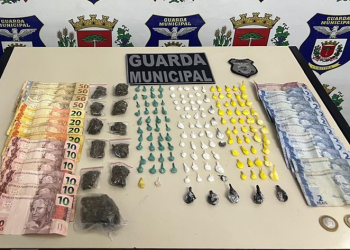 Guarda Municipal prende suspeito e apreende drogas no Caximba
