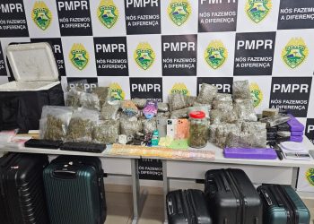 CORP prende dupla e apreende quase 39 quilos de drogas em apartamento nas Mercês