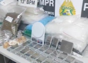 PM encontra depósito usado para armazenar e fracionar drogas no Bairro Alto