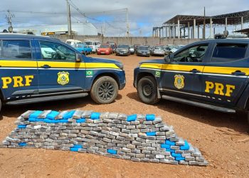 PRF apreende 240 kg de cocaína escondidos em pneus de caminhão na BR-277