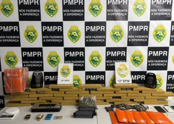 PM apreende 39 kg de maconha e prende homem durante ação conjunta em Curitiba