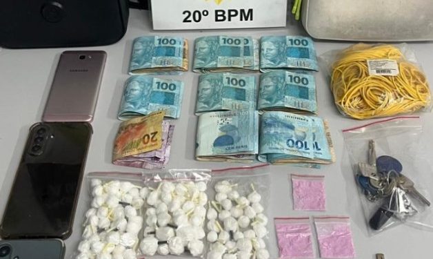 Polícia Militar prende duas mulheres com 328 porções de cocaína no Jardim Botânico