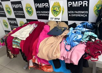 Casal é preso por furtos no Centro de Curitiba e materiais são recuperados