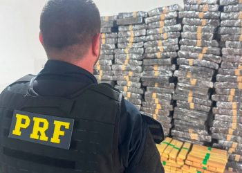 PRF apreende mais de 1,5 tonelada de maconha em caminhonete furtada