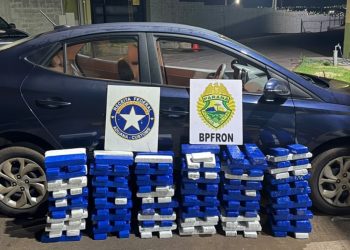 BPFRON apreende 138 quilos de maconha e prende dois homens