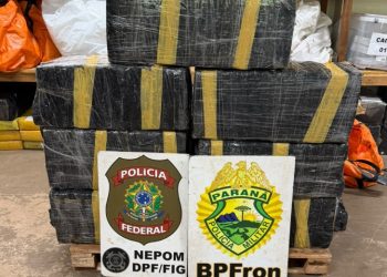 BPFRON e PF apreendem mais de 500 quilos de maconha após traficantes abandonarem a carga